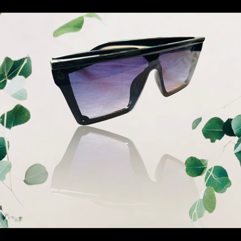 Trend 2021 sun glasses full frame women fashion big oversized sunglasses. - Picture 4 of 4